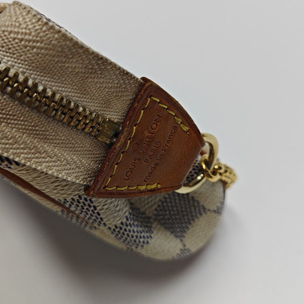 EVA Damier Azur Coated Canvas White