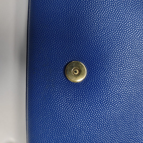 Authenticated pre-owned KATE Mini Calfskin Blue - Shoulder Bag at Looply
