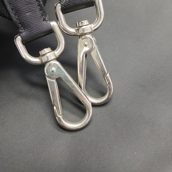 Nylon Shoulder Bag Black