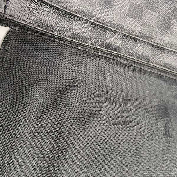 DISTRICT PM Damier Graphite Coated Canvas Gray