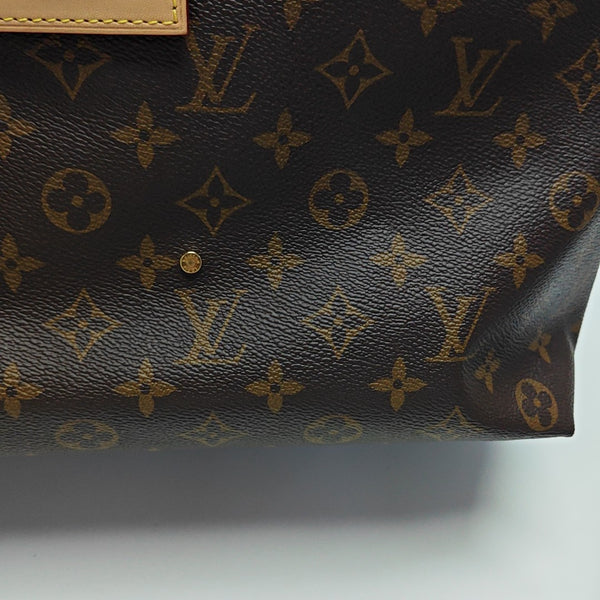 ATLANTIS Monogram Coated Canvas Brown