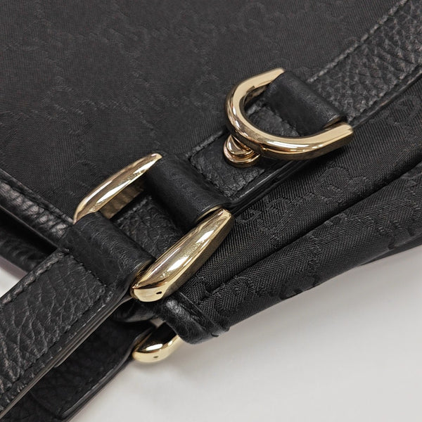 Abbey Medium Monogram Canvas Black