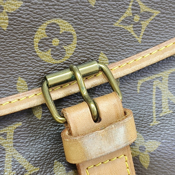 SAUMUR Monogram Coated Canvas Brown