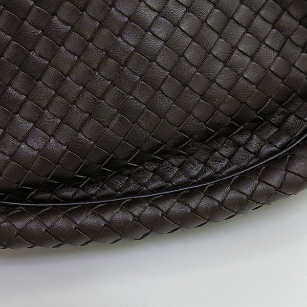 Lambskin Shoulder Bag Brown