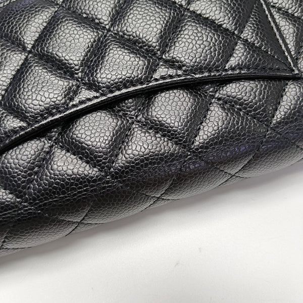 WOC Quilted Grained Calfskin Black