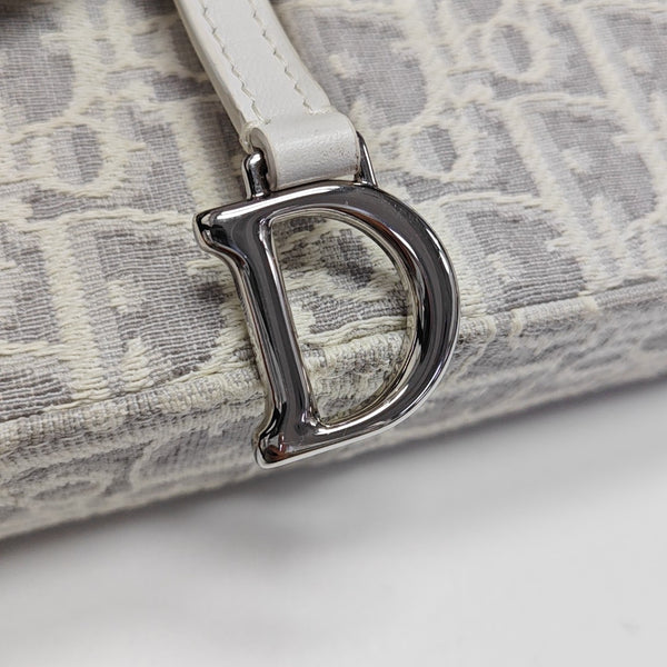 Saddle Medium Oblique Fabric Gray