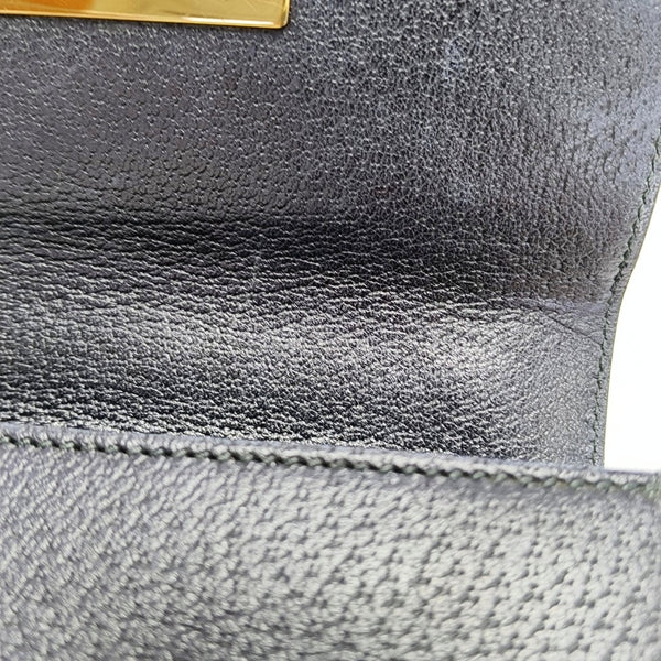 Padlock Small Calfskin Black
