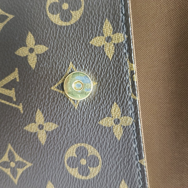 IVY Monogram Coated Canvas Brown