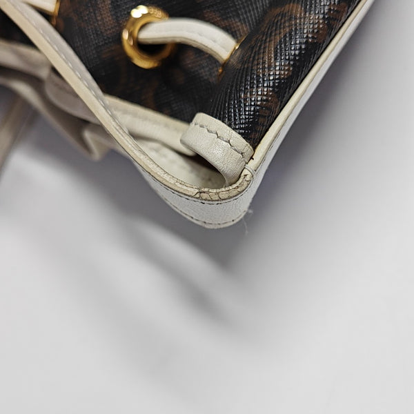 Coated Canvas Small Brown