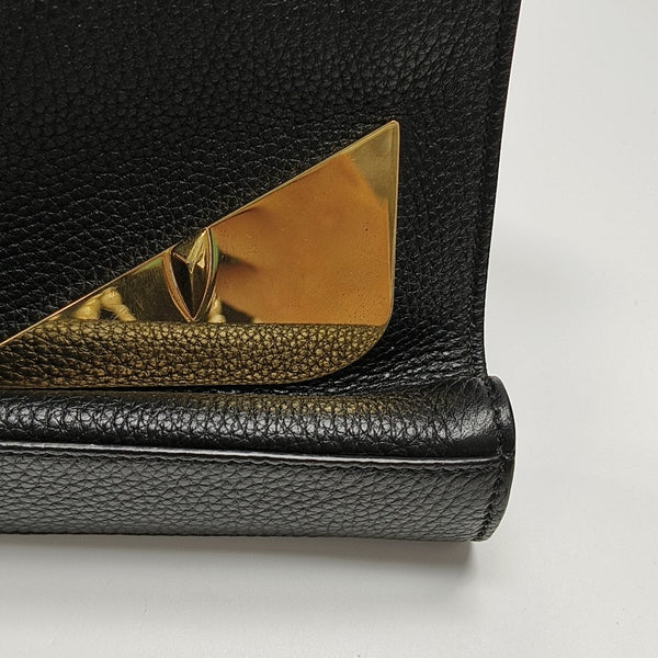 Calfskin Top Handle Bag Black