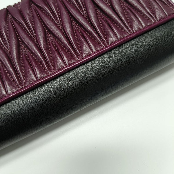 Crystal Quilted Lambskin Red