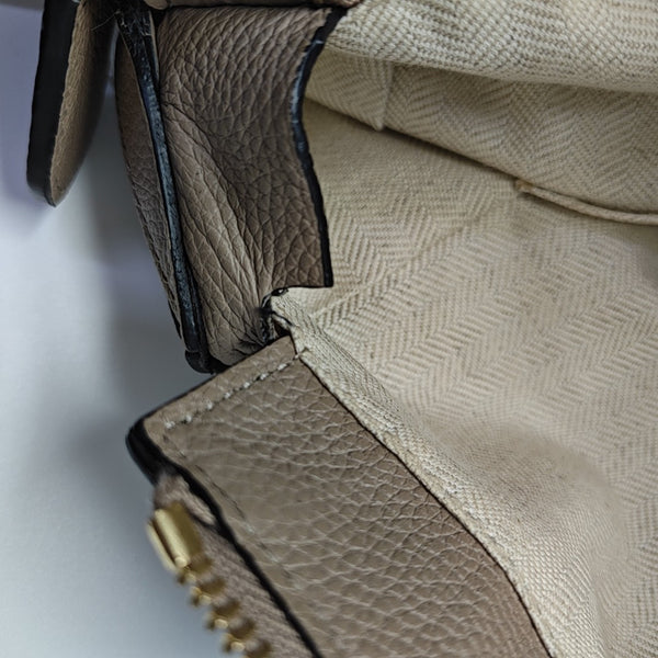 Puzzle Medium Quilted Calfskin Gray