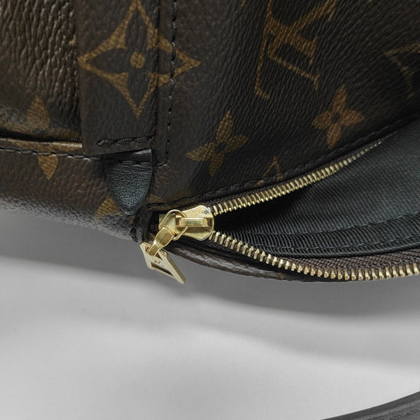PALM SPRINGS Mini Monogram Coated Canvas Brown