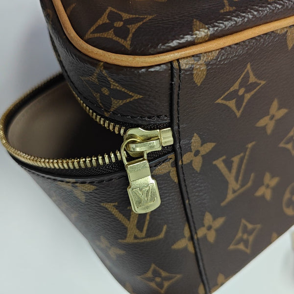 NICE Mini Monogram Coated Canvas Brown