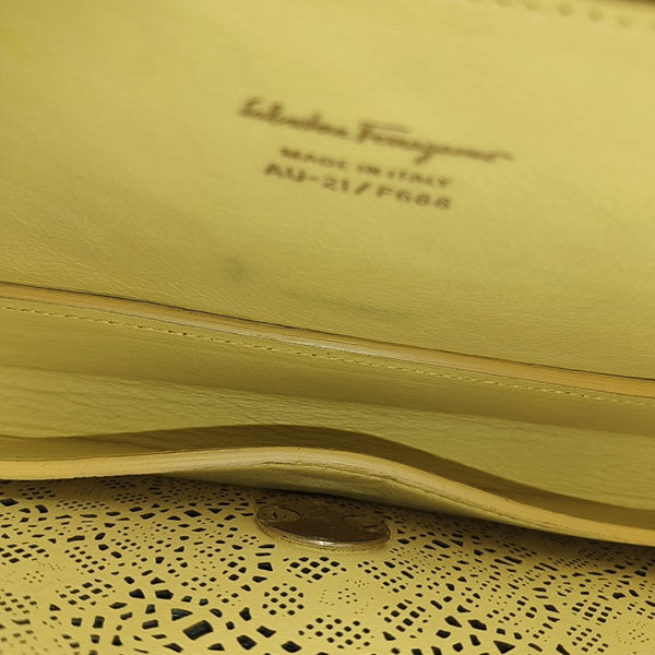 Ginny Calfskin Yellow