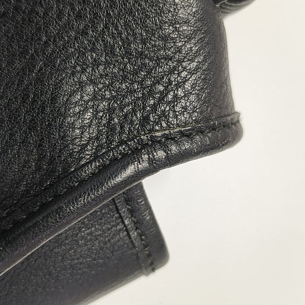 Calfskin Shoulder Bag Black
