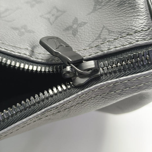 KEEPALL 45 Monogram Coated Canvas Gray