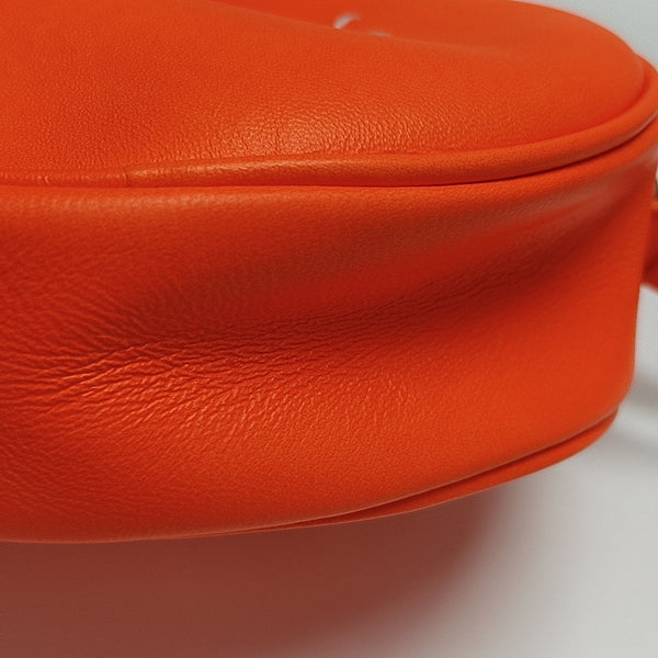 Calfskin Shoulder Bag Small Orange
