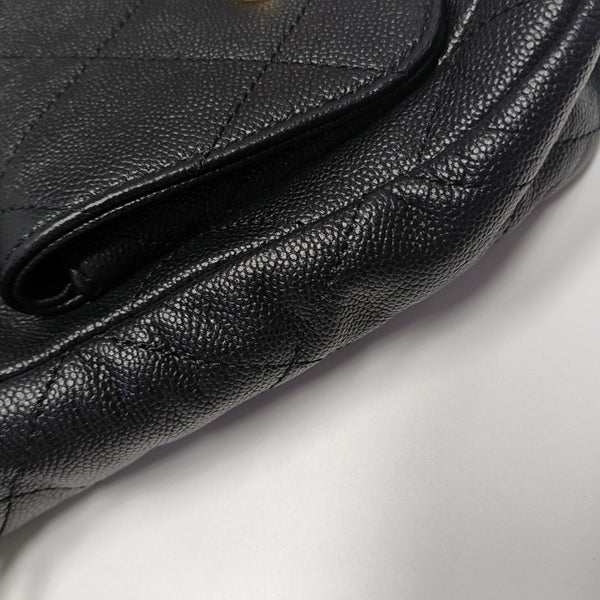 Suppletwins Quilted Grained Calfskin Black