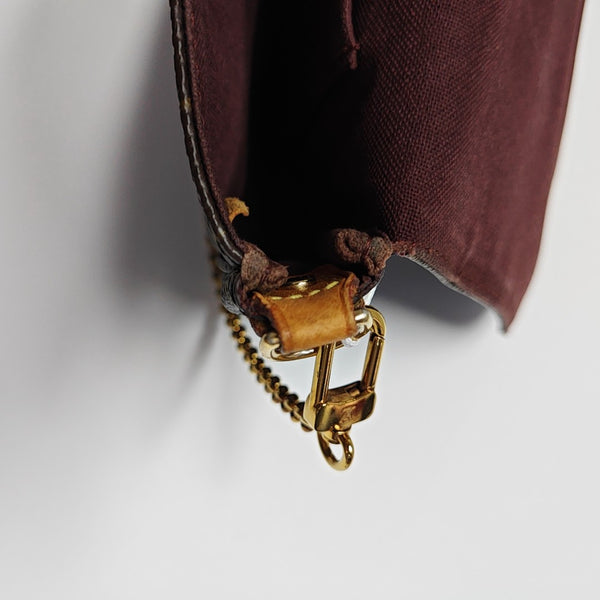 FAVORITE PM Monogram Coated Canvas Brown