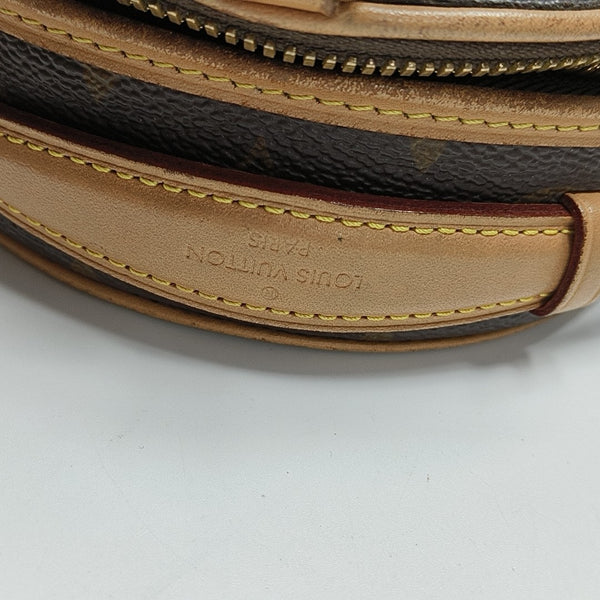 BOITE CHAPEAU Mini Monogram Coated Canvas Brown