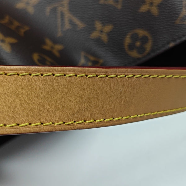 ALL IN BB Monogram Coated Canvas Brown