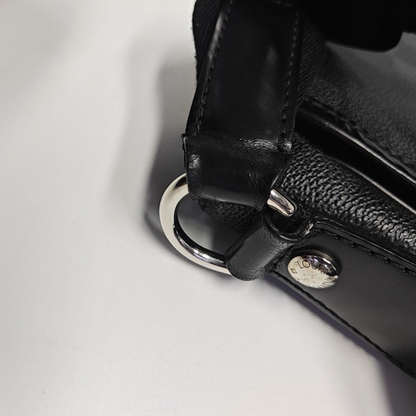 DANIEL Damier Graphite Coated Canvas Gray