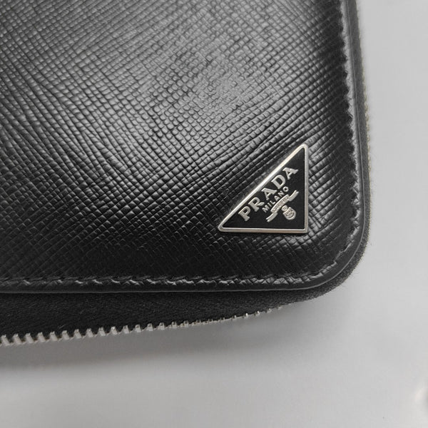 Saffiano Calfskin Wallet Black