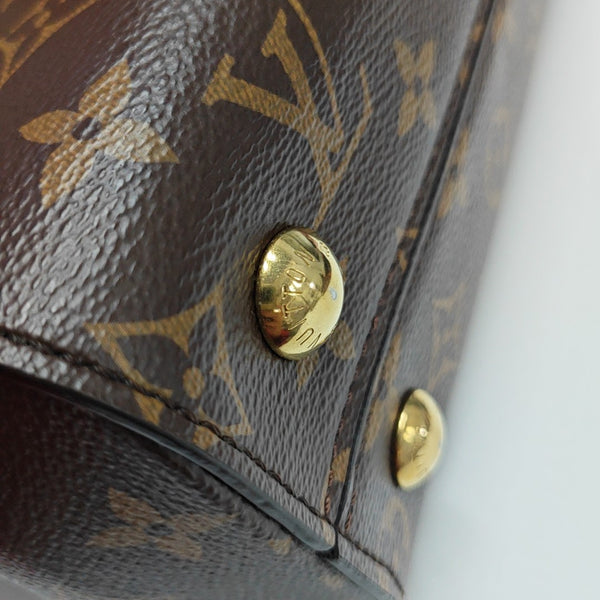 CLUNY BB Monogram Coated Canvas Brown