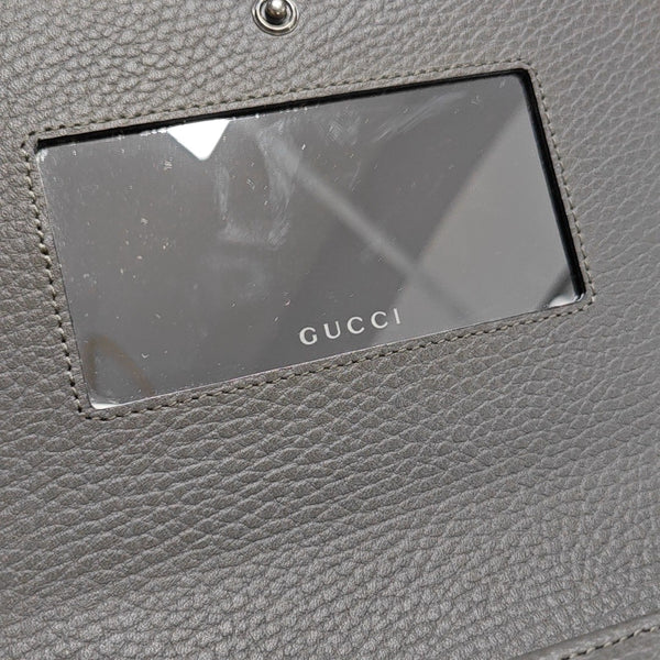 Authenticated pre-owned GG Marmont Mini Calfskin Gray - Shoulder Bag at Looply