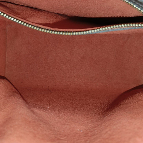 TRIANA Damier Ebene Coated Canvas Brown