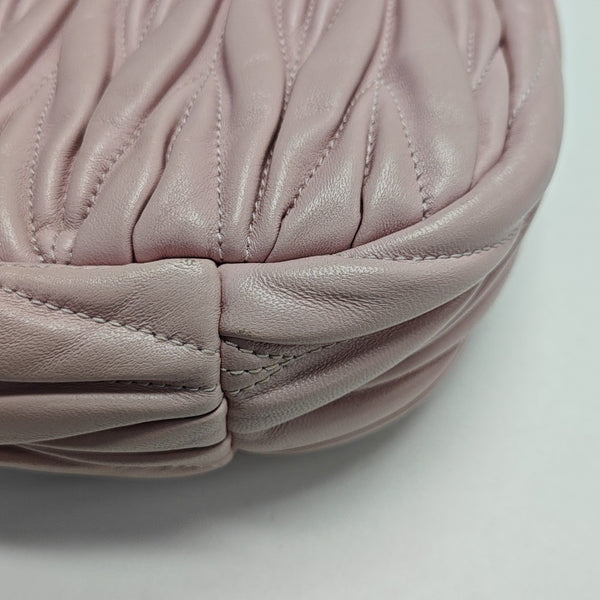Wander Matelassé Mini Quilted Lambskin Pink
