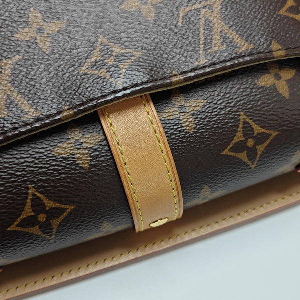 SAUMUR BB Monogram Coated Canvas Brown