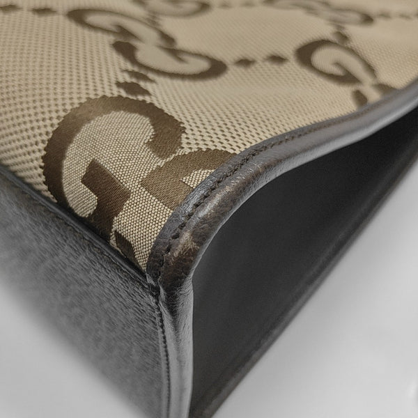 Jumbo Monogram Canvas Beige