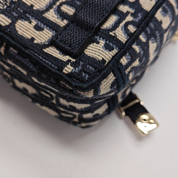 Diorcamp Small Oblique Canvas Blue