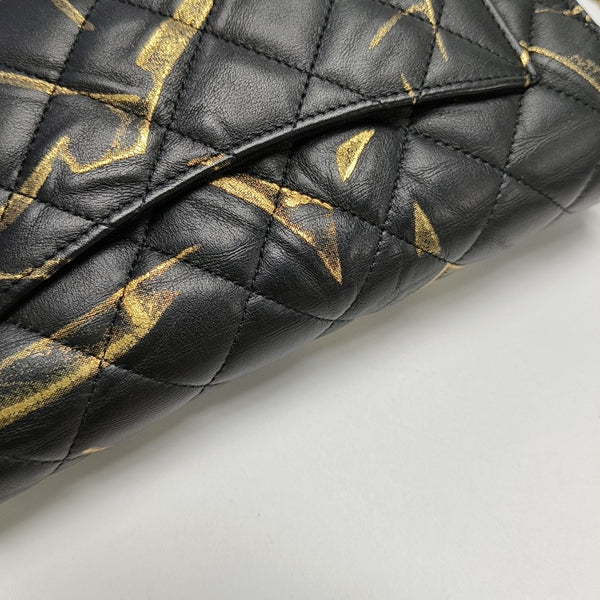 WOC Quilted Calfskin Black