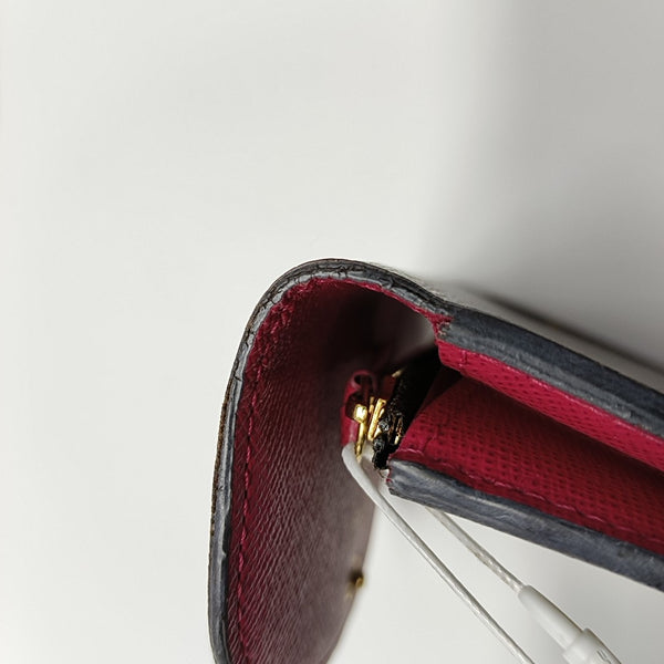ROSALIE Monogram Coated Canvas Brown Wallet