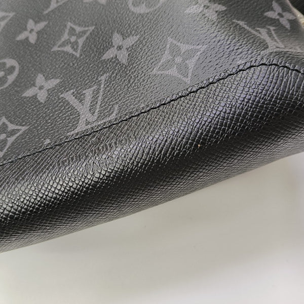 DUO Monogram Coated Canvas Black