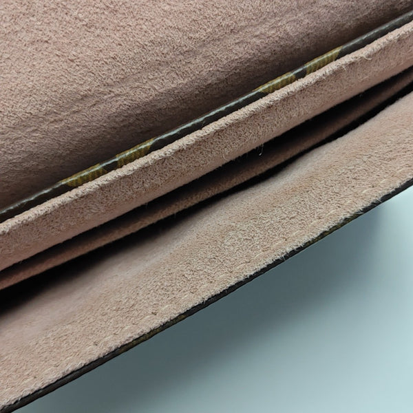 LOCKY BB Monogram Coated Canvas Pink