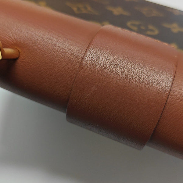 LOCKY BB Monogram Coated Canvas Brown