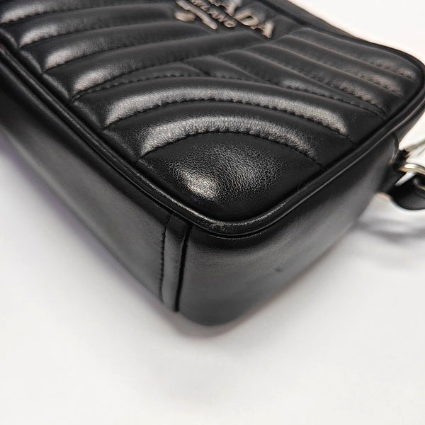 Diagramme Quilted Lambskin Black