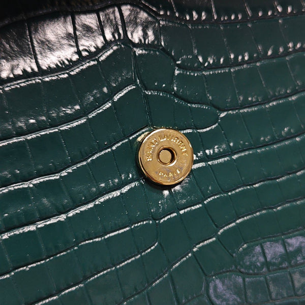 SUNSET Medium Calfskin Green