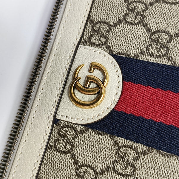 Ophidia Monogram Coated Canvas Beige