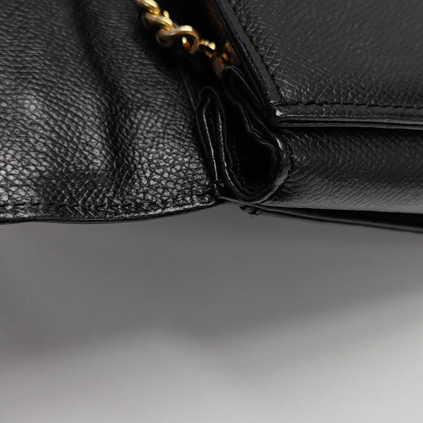 Calfskin Shoulder Bag Black