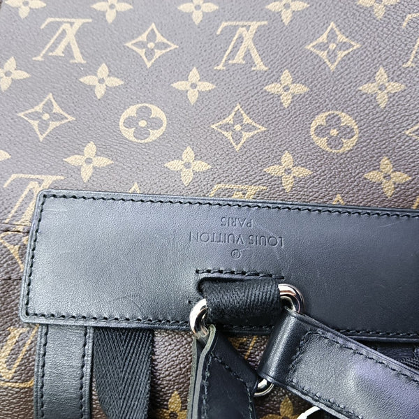 CHRISTOPHER MM Monogram Coated Canvas Brown