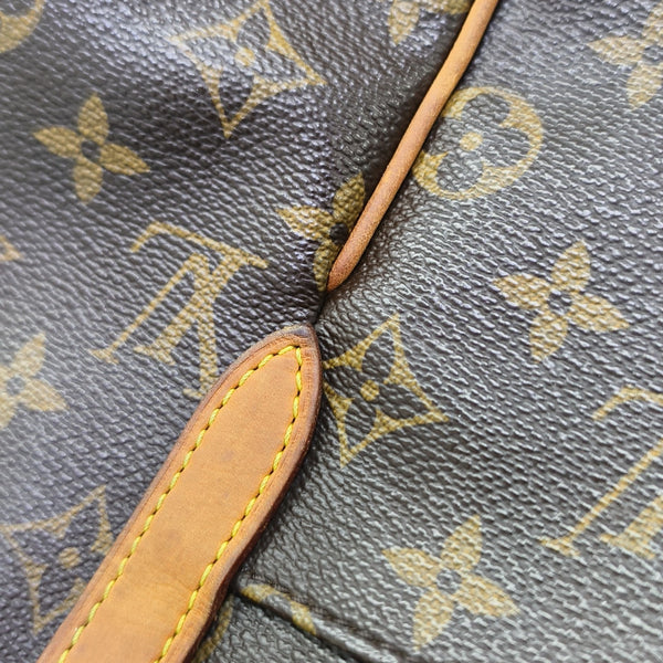 TOTALLY Monogram Coated Canvas Brown