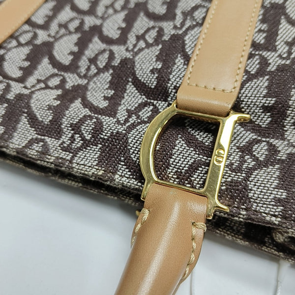 Vintage Tote Oblique Canvas Brown