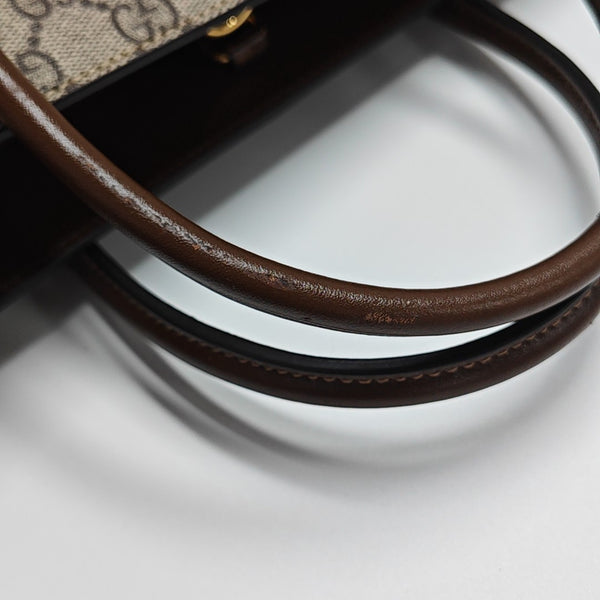 Retro Medium Monogram Coated Canvas Black