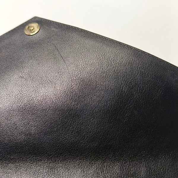 Chevron, Quilted Calfskin Black