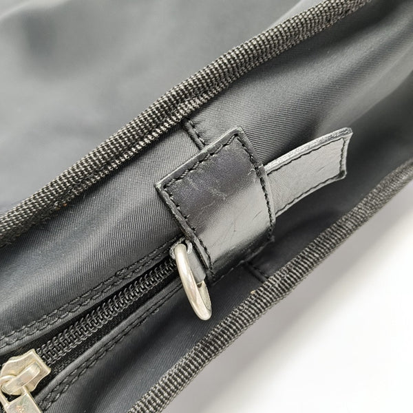 Nylon Shoulder Bag Black